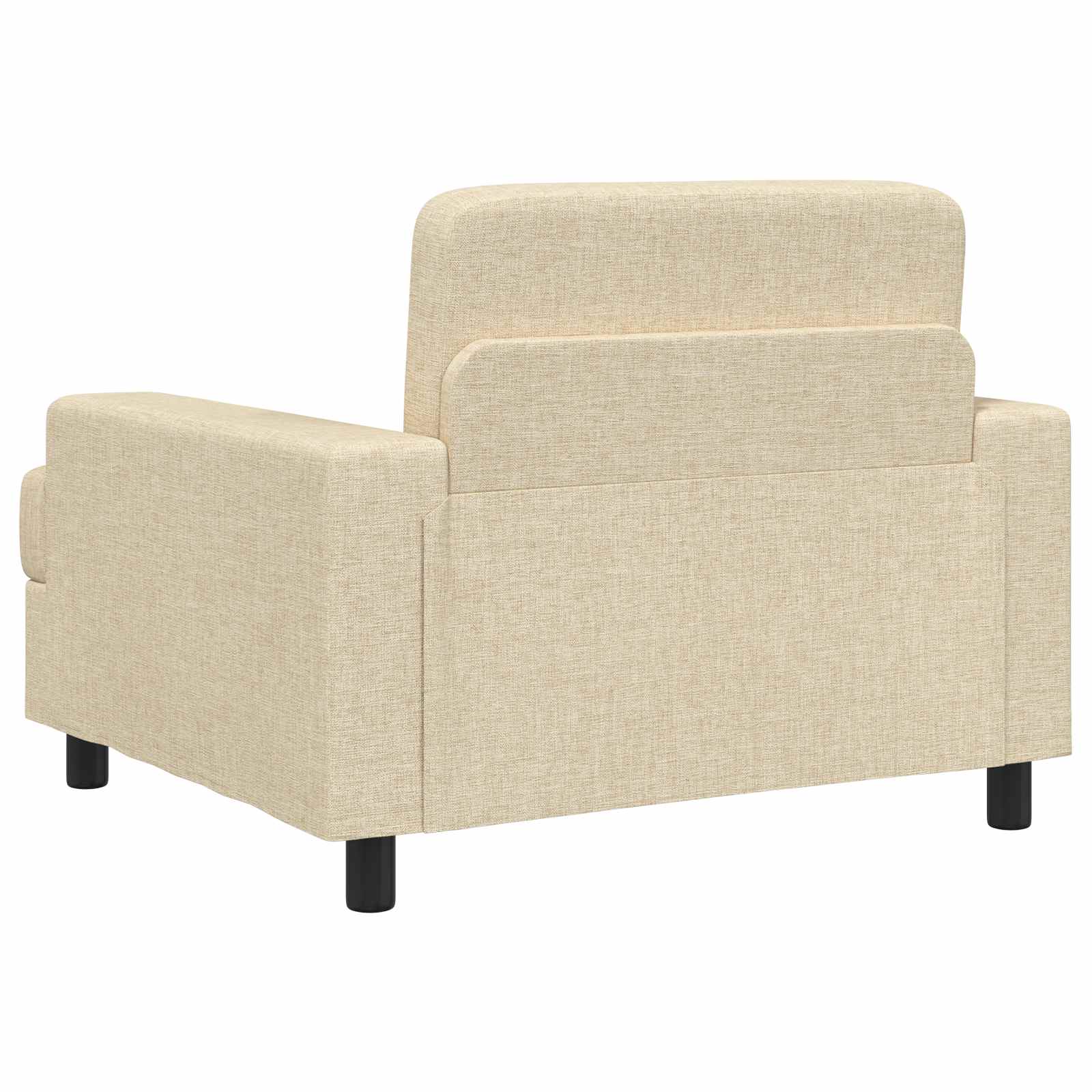 Fauteuil Crèmekleurig Stof