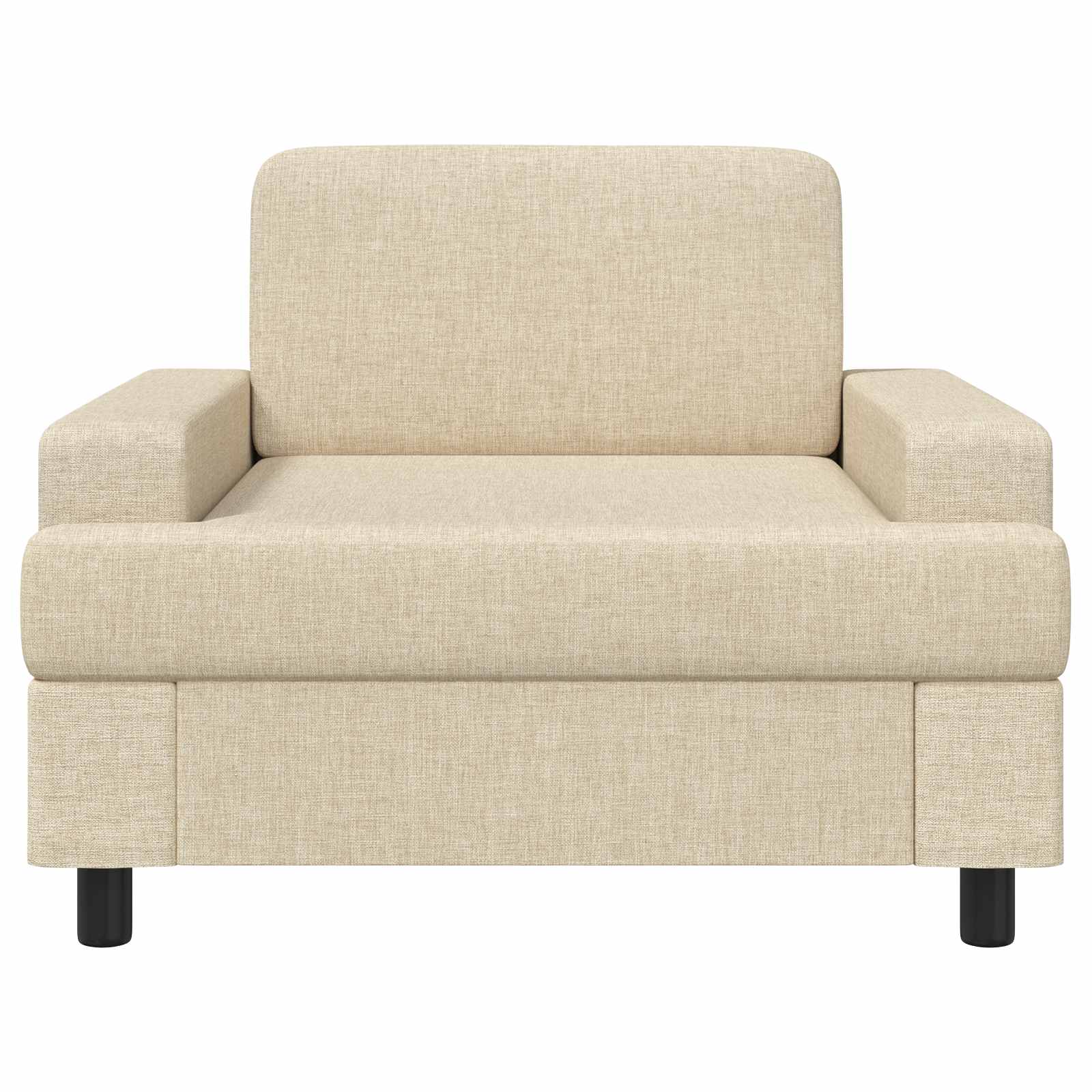 Fauteuil Crèmekleurig Stof