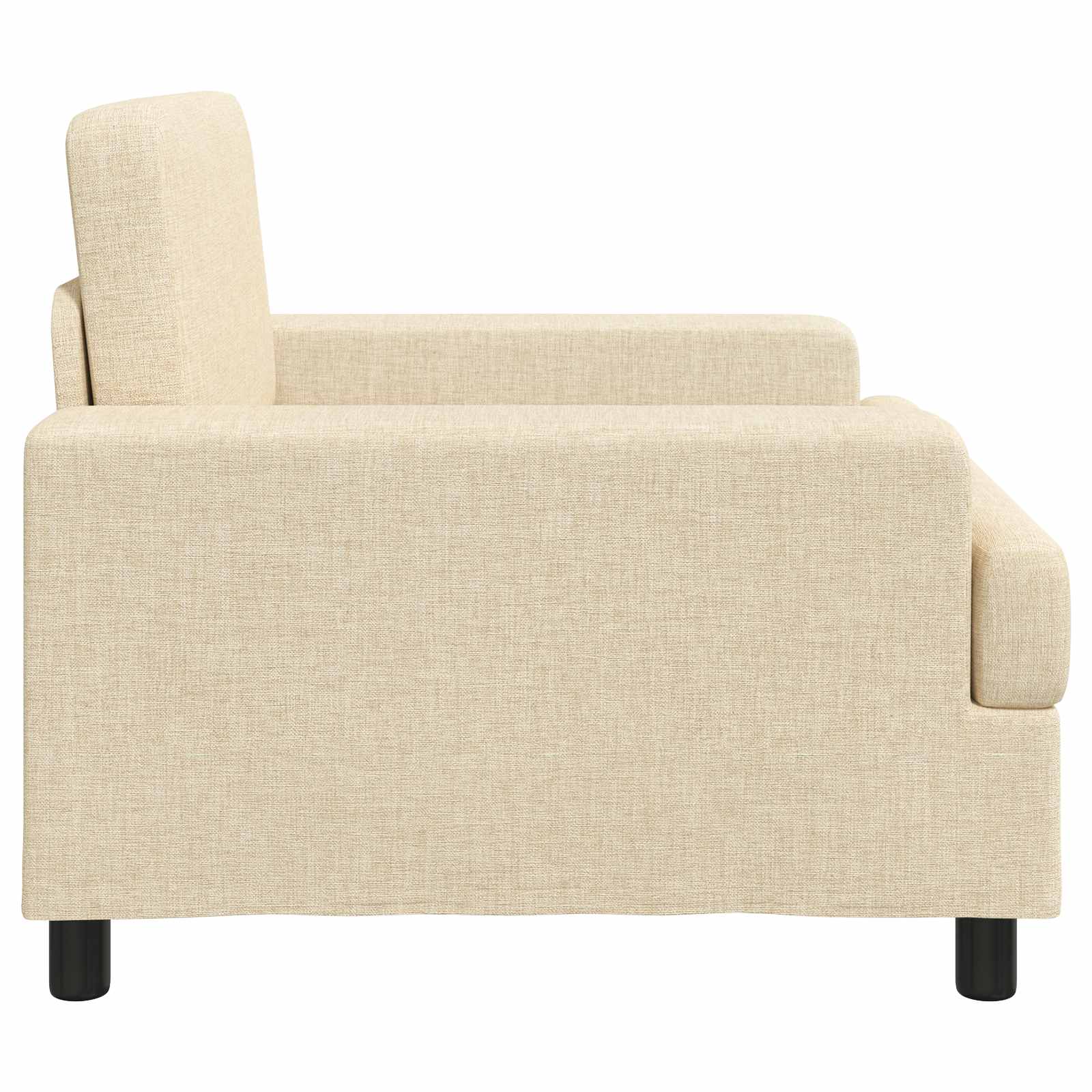 Fauteuil Crèmekleurig Stof