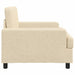 Fauteuil Crèmekleurig Stof