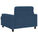 Fauteuil Blauw Stof