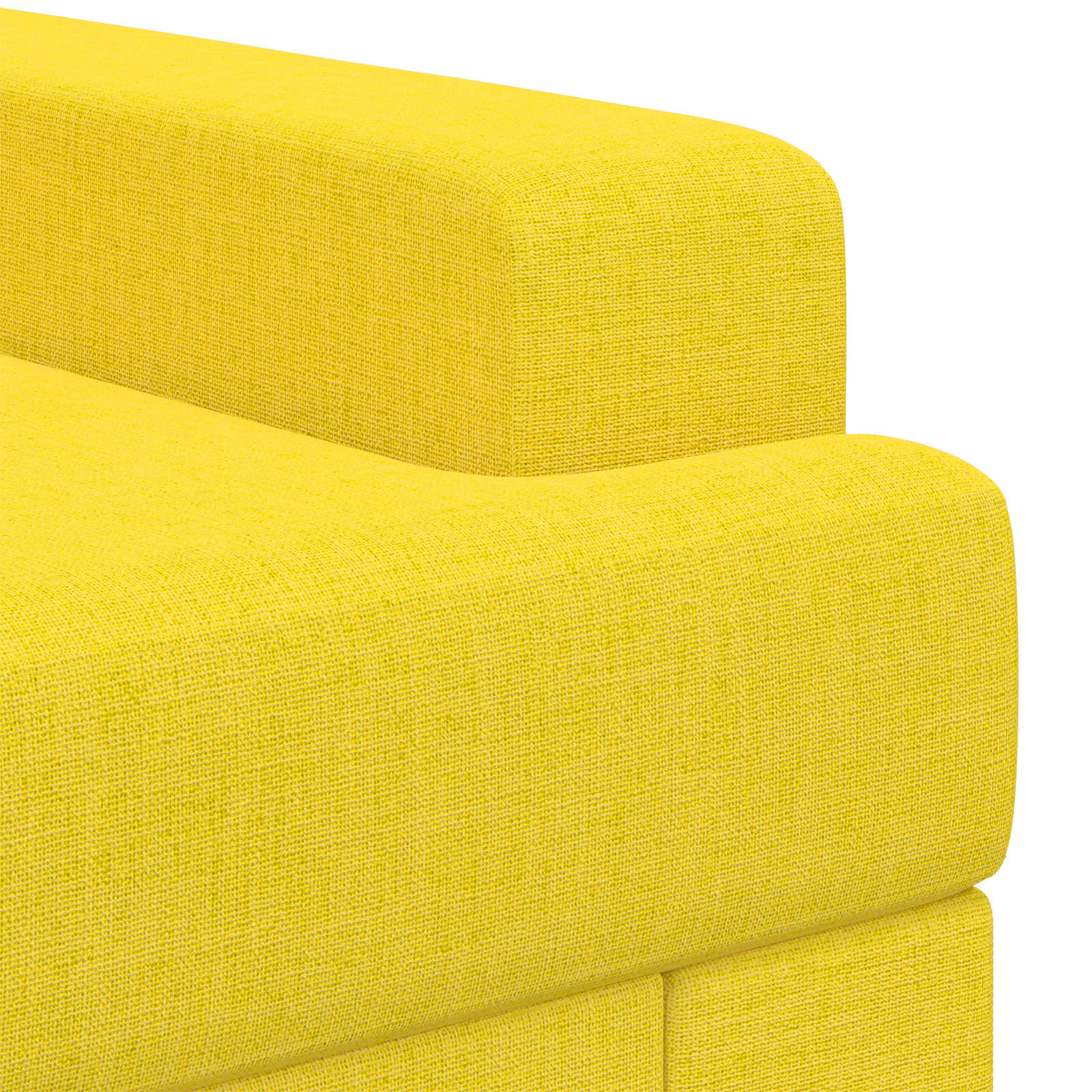 Fauteuil Lichtgeel Stof