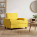 Fauteuil Lichtgeel Stof