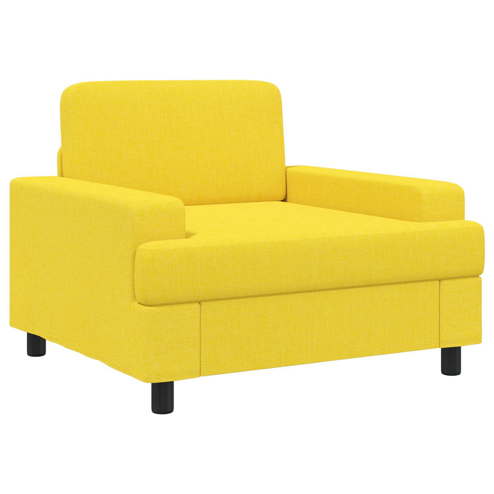 Fauteuil Lichtgeel Stof