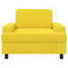 Fauteuil Lichtgeel Stof
