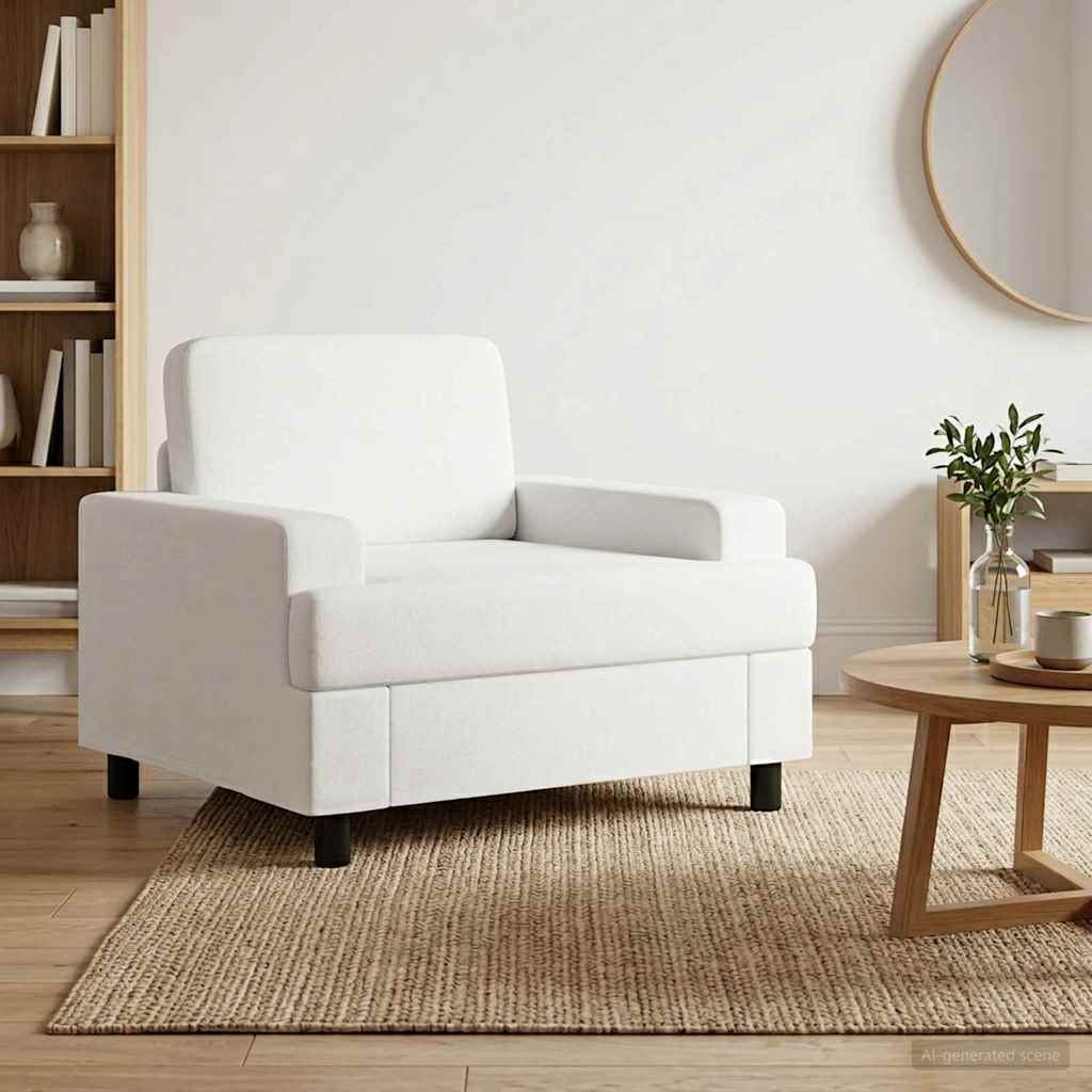 Fauteuil Wit Stof