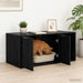Kattenkrat meubel Zwart eiken 100 x 49 x 45 cm Bewerkt hout