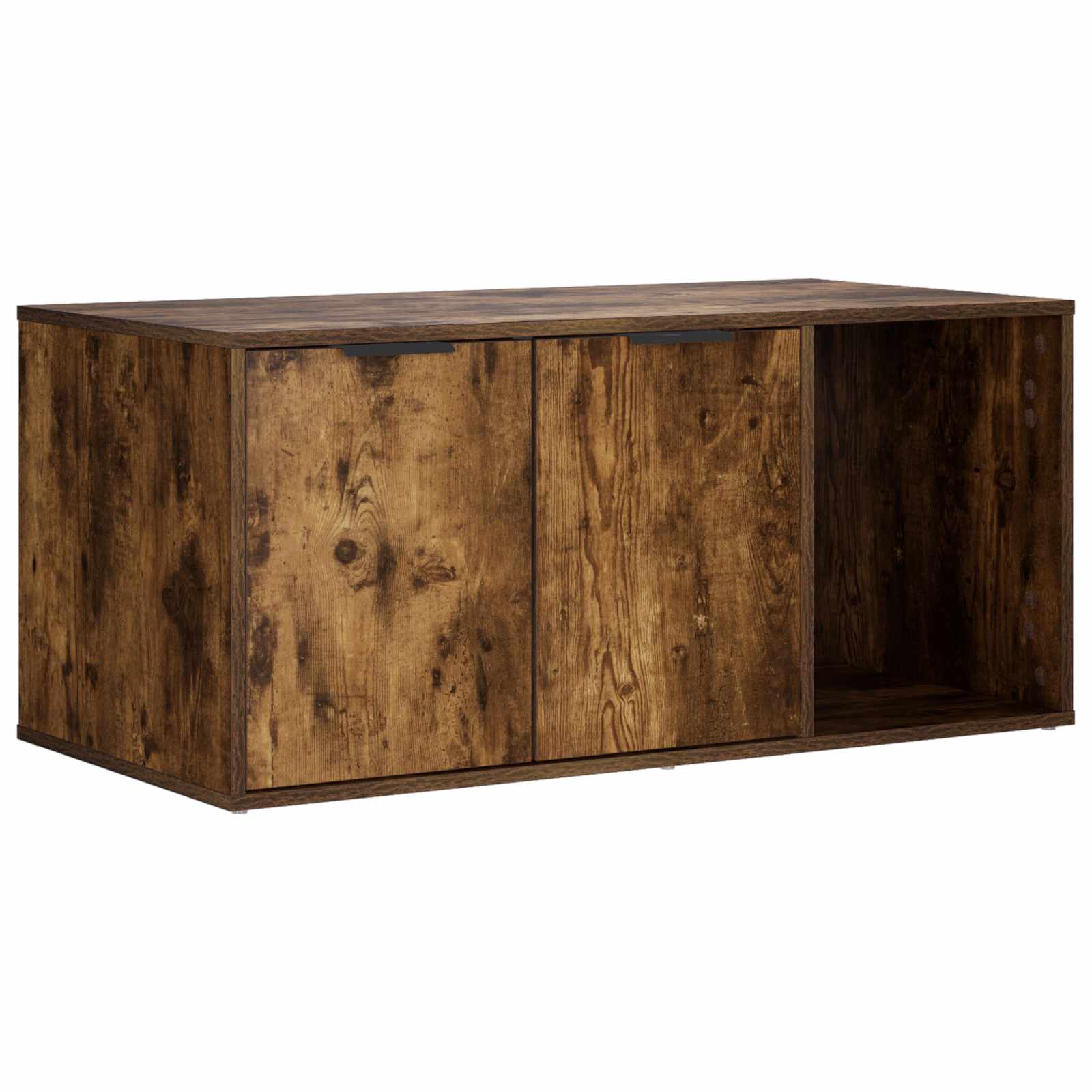 Kattenkrat meubel Gerookt eiken 100 x 49 x 45 cm Bewerkt hout