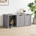 Kattenkrat meubel Grijs Sonoma 100 x 49 x 45 cm Bewerkt hout