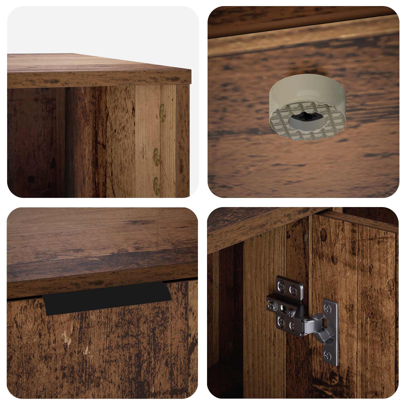 Kattenkrat meubel Oud hout 100 x 49 x 45 cm Bewerkt hout