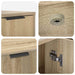 Kattenkrat meubel Sonoma Eiken 100 x 49 x 45 cm Bewerkt hout