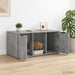 Kattenkrat meubel Betongrijs 100 x 49 x 45 cm Bewerkt hout