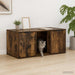 Kattenkrat meubel Gerookt eiken 100 x 49 x 45 cm Bewerkt hout