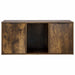 Kattenkrat meubel Gerookt eiken 100 x 49 x 45 cm Bewerkt hout