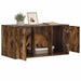 Kattenkrat meubel Gerookt eiken 100 x 49 x 45 cm Bewerkt hout