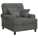 XL fauteuil met kussens Lichtgrijs 1,5 Lijnen Stof