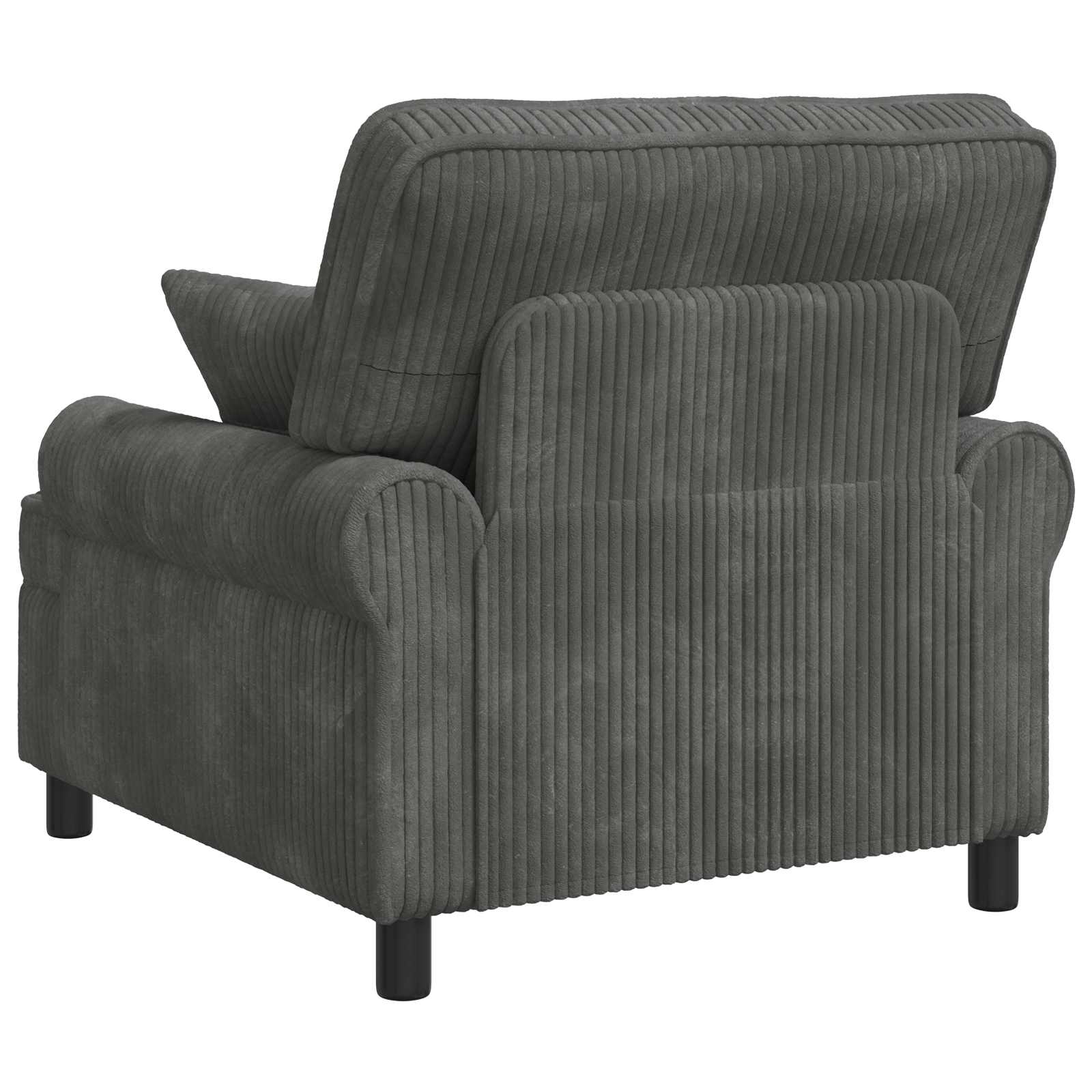 XL fauteuil met kussens Lichtgrijs 1,5 Lijnen Stof