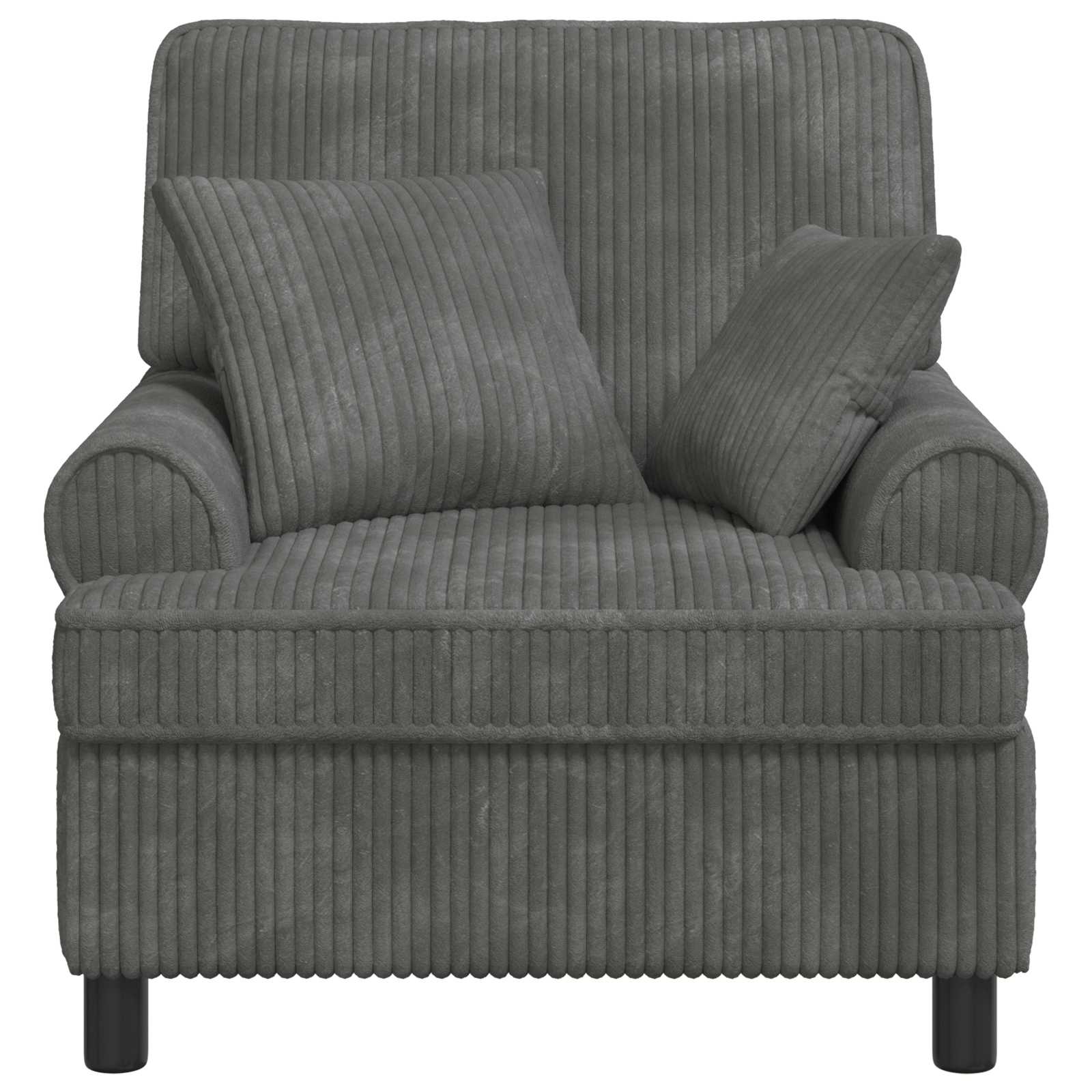 XL fauteuil met kussens Lichtgrijs 1,5 Lijnen Stof