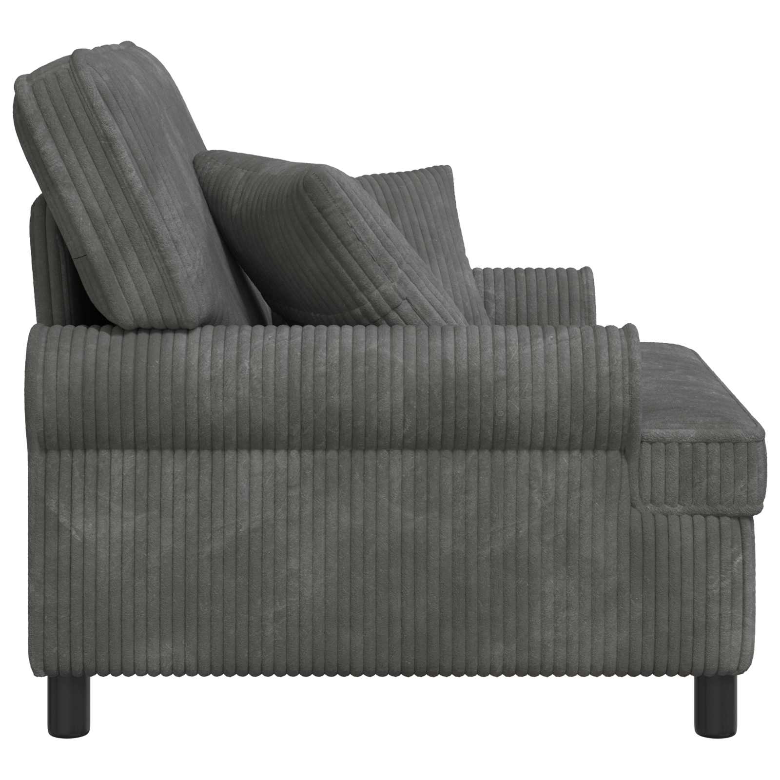 XL fauteuil met kussens Lichtgrijs 1,5 Lijnen Stof
