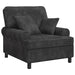 XL fauteuil met kussens Donkergrijs 1,5 Lijnen Stof
