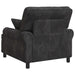 XL fauteuil met kussens Donkergrijs 1,5 Lijnen Stof
