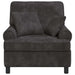 XL fauteuil met kussens Donkergrijs 1,5 Lijnen Stof