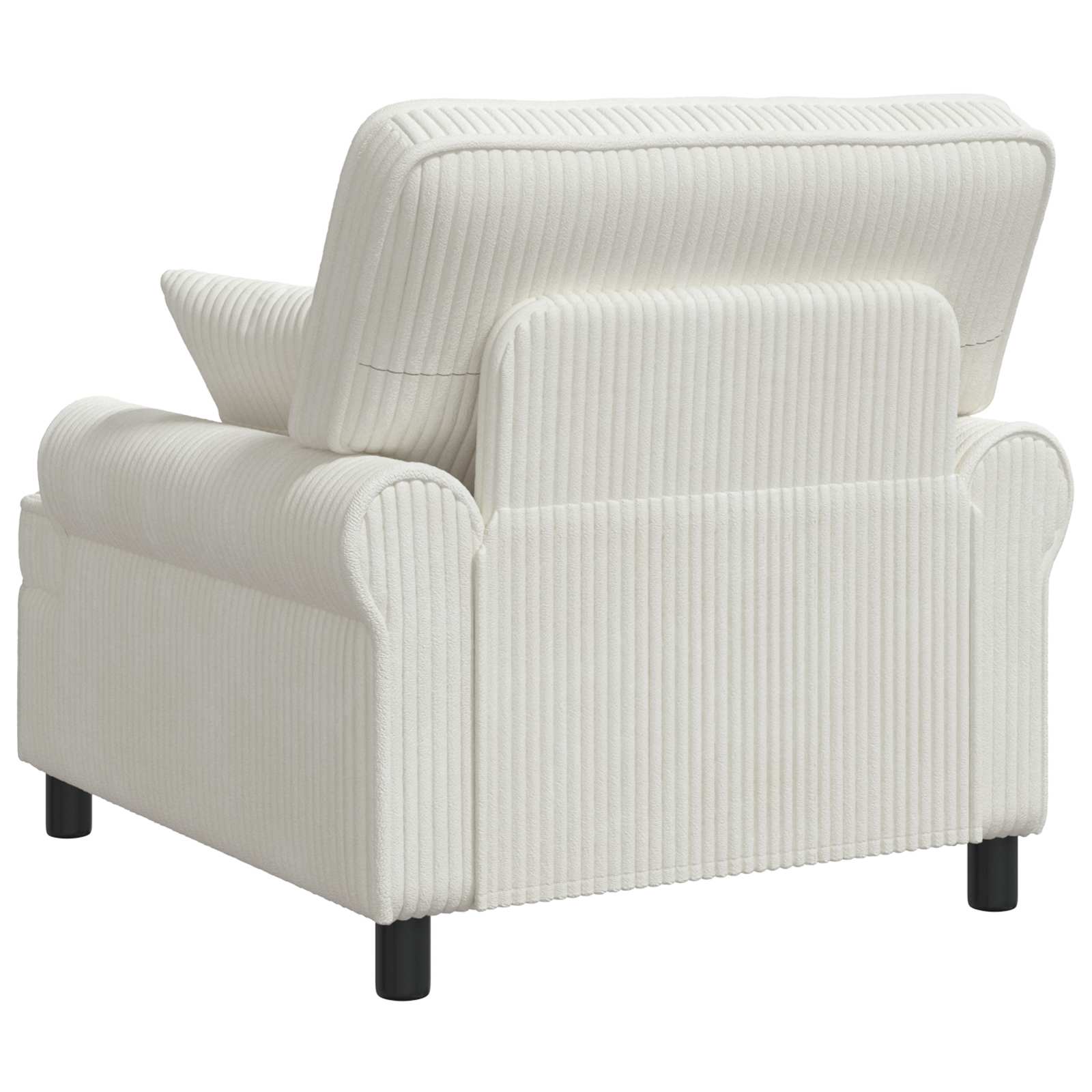 XL fauteuil met kussens Crèmekleurig 1,5 Lijnen Stof