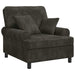 XL fauteuil met kussens Antraciet 1,5 Lijnen Stof