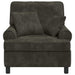 XL fauteuil met kussens Antraciet 1,5 Lijnen Stof