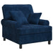 XL fauteuil met kussens Marineblauw 1,5 Lijnen Stof