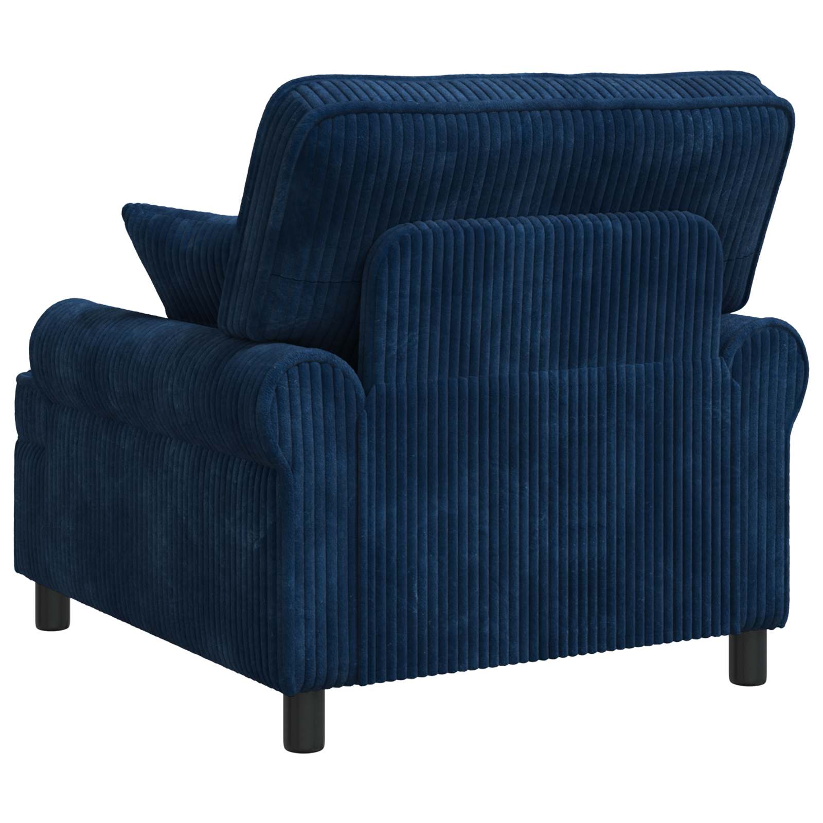 XL fauteuil met kussens Marineblauw 1,5 Lijnen Stof