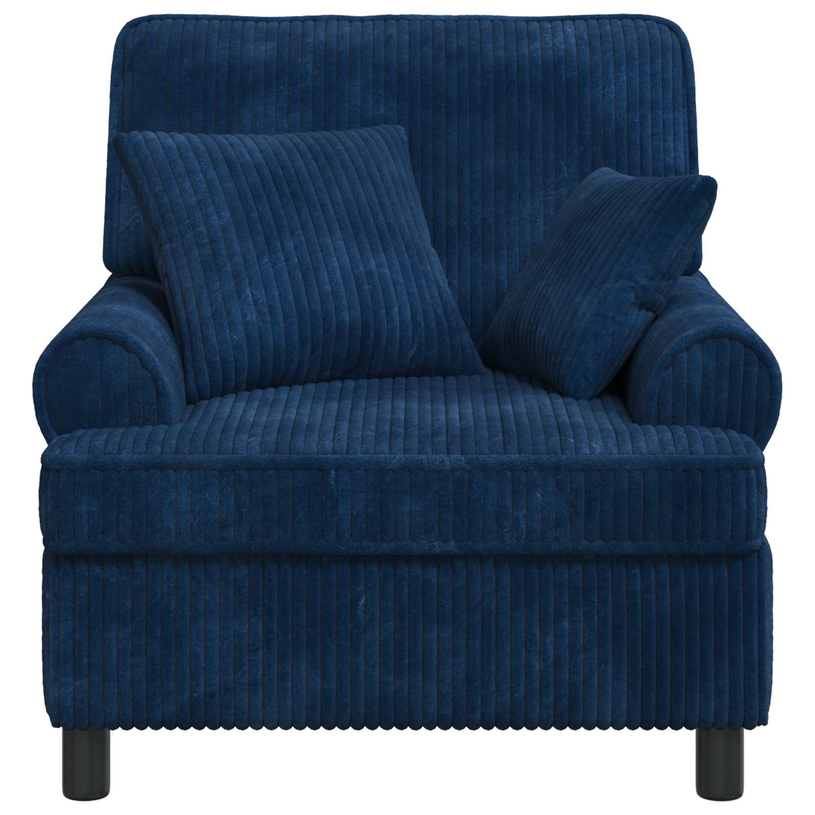 XL fauteuil met kussens Marineblauw 1,5 Lijnen Stof
