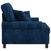 XL fauteuil met kussens Marineblauw 1,5 Lijnen Stof