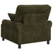 XL fauteuil met kussens Groen 1,5 Lijnen Stof