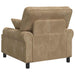 XL fauteuil met kussens Taupe 1,5 Lijnen Stof