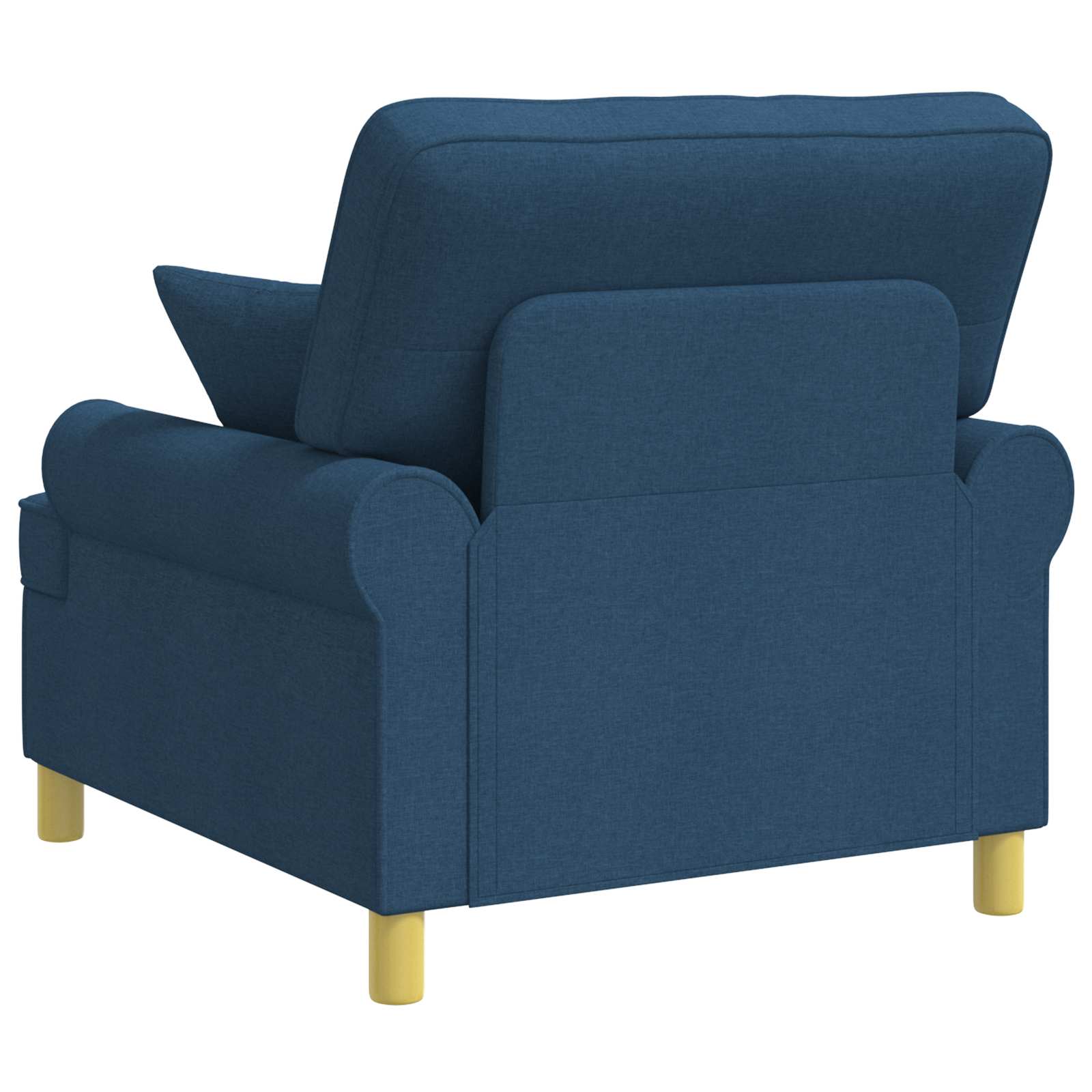 XL fauteuil met kussens Blauw Stof