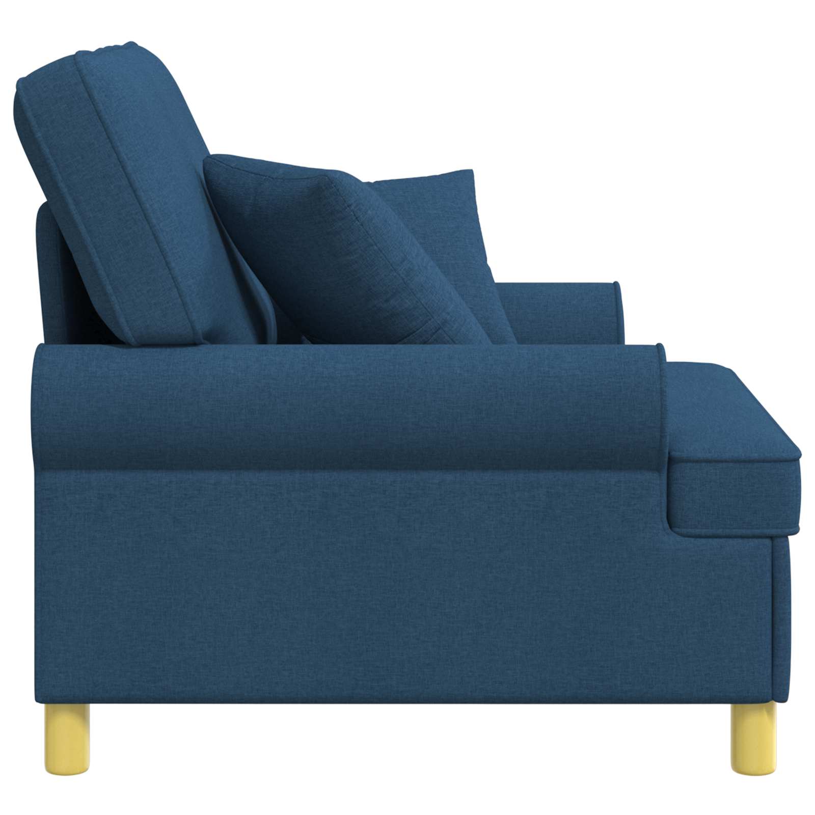 XL fauteuil met kussens Blauw Stof