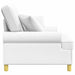 XL fauteuil met kussens Wit Stof