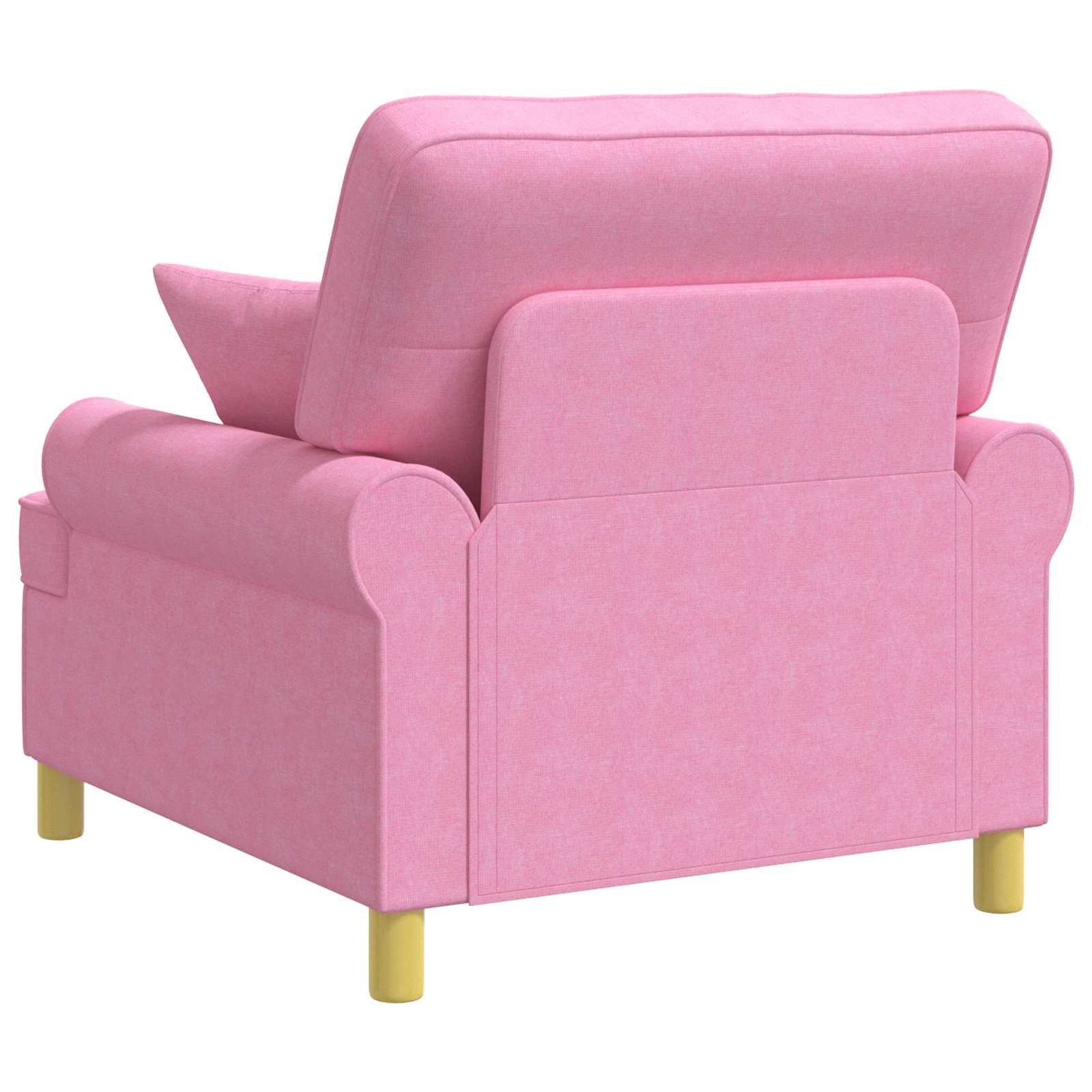 XL fauteuil met kussens Roze Stof