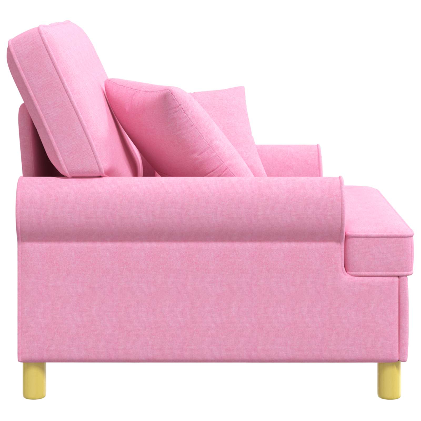 XL fauteuil met kussens Roze Stof