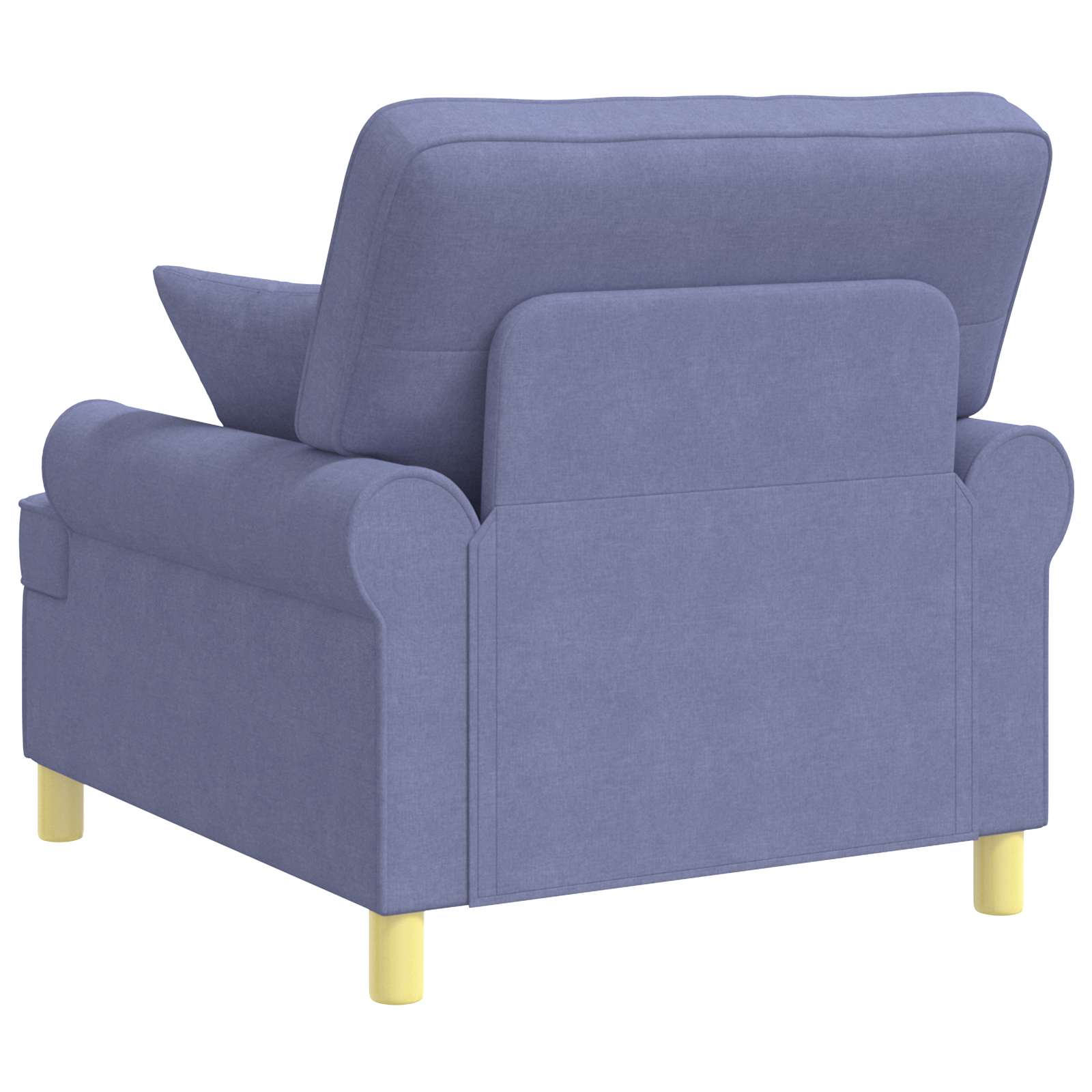 XL fauteuil met kussens Jeans Blauw Stof