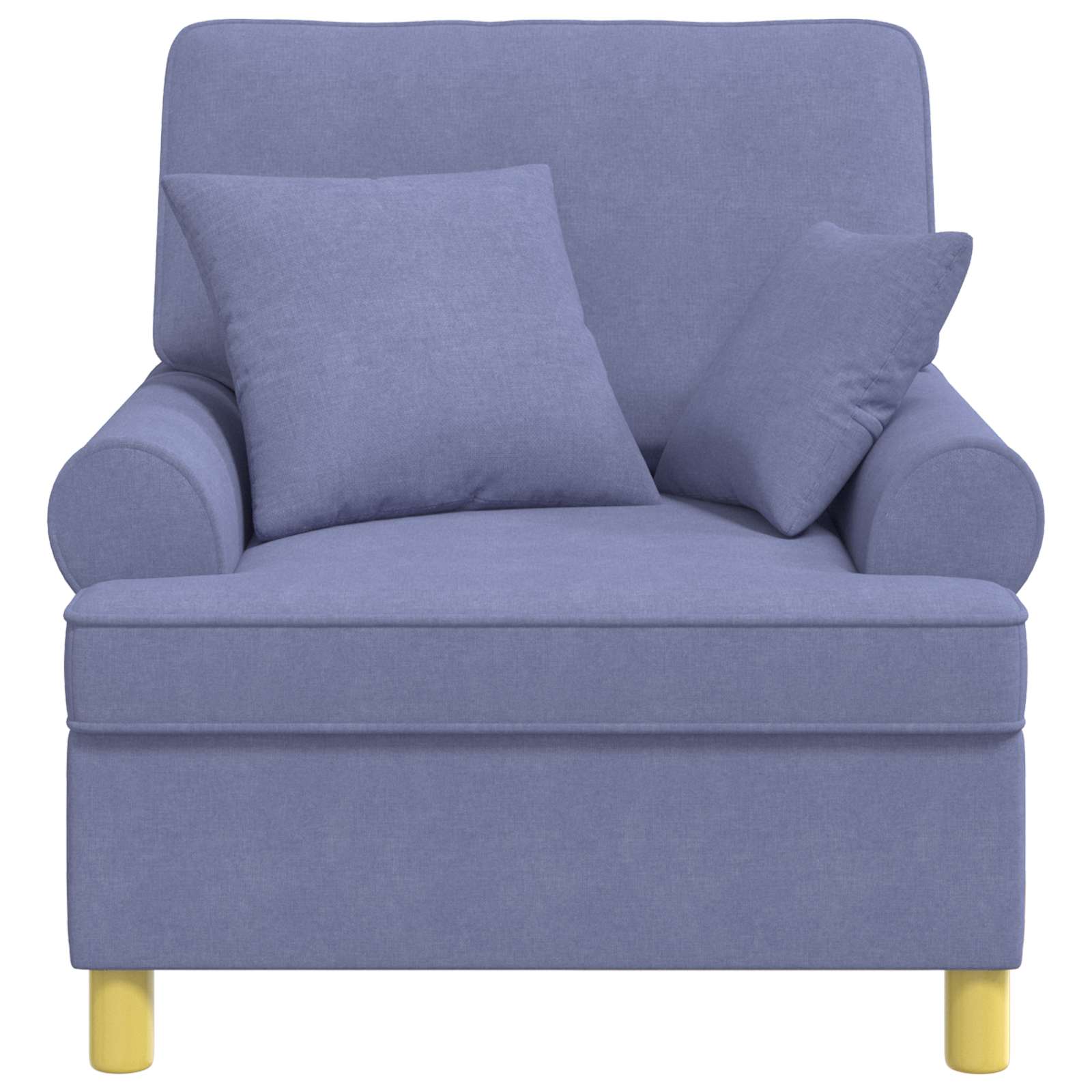 XL fauteuil met kussens Jeans Blauw Stof