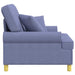 XL fauteuil met kussens Jeans Blauw Stof