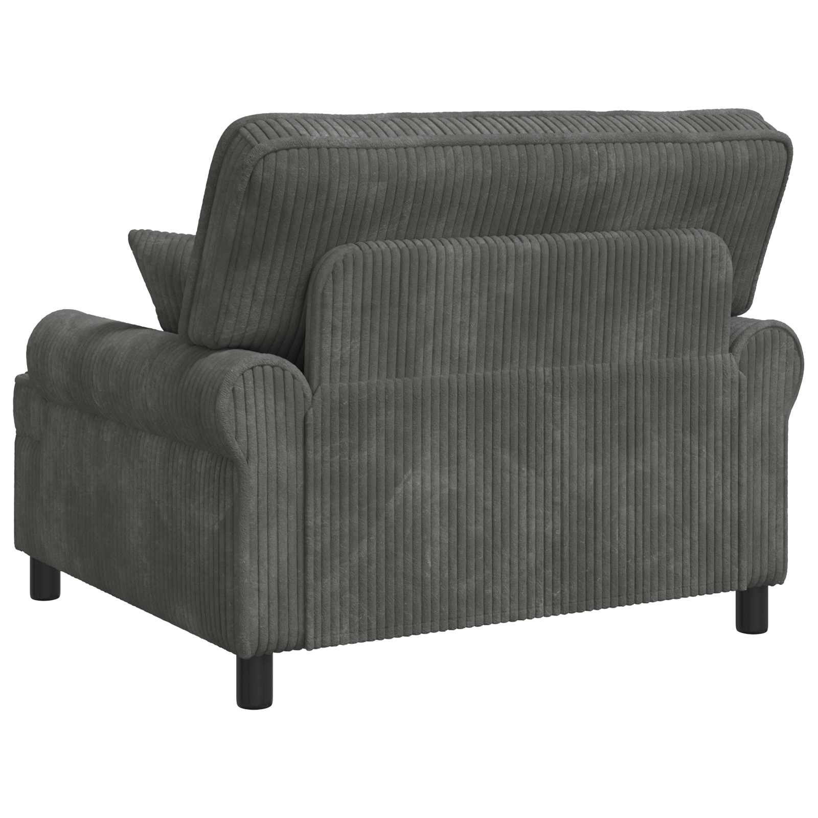 XXL fauteuil met kussens Lichtgrijs 1,5 Lijnen Stof