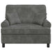 XXL fauteuil met kussens Lichtgrijs 1,5 Lijnen Stof