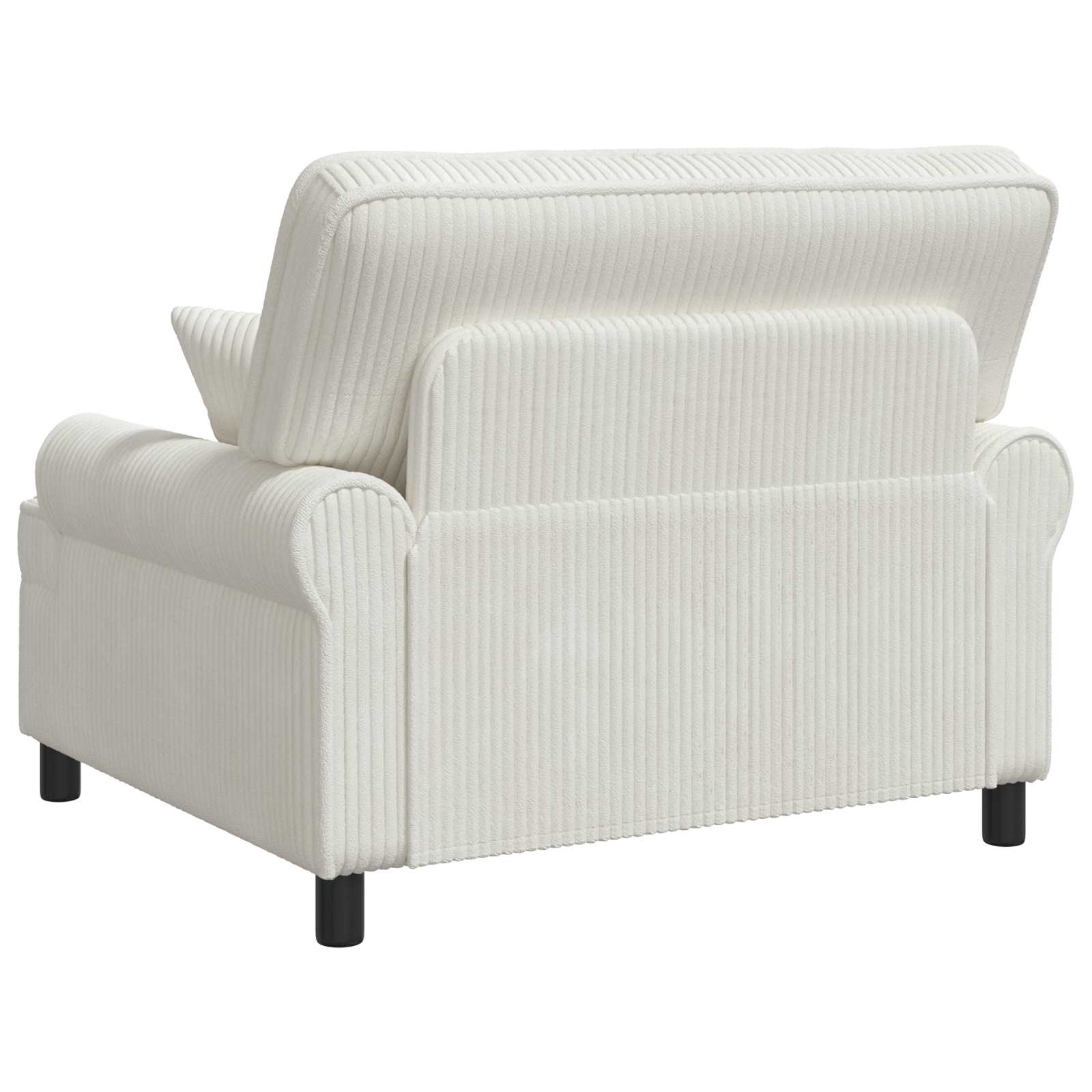 XXL fauteuil met kussens Crèmekleurig 1,5 Lijnen Stof