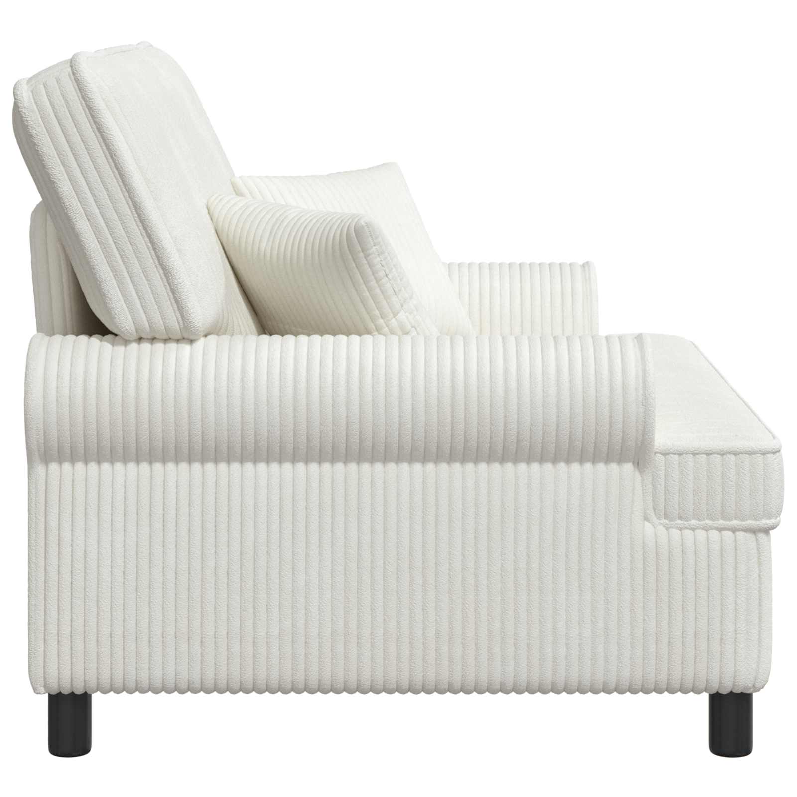 XXL fauteuil met kussens Crèmekleurig 1,5 Lijnen Stof