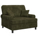 XXL fauteuil met kussens Groen 1,5 Lijnen Stof