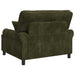 XXL fauteuil met kussens Groen 1,5 Lijnen Stof