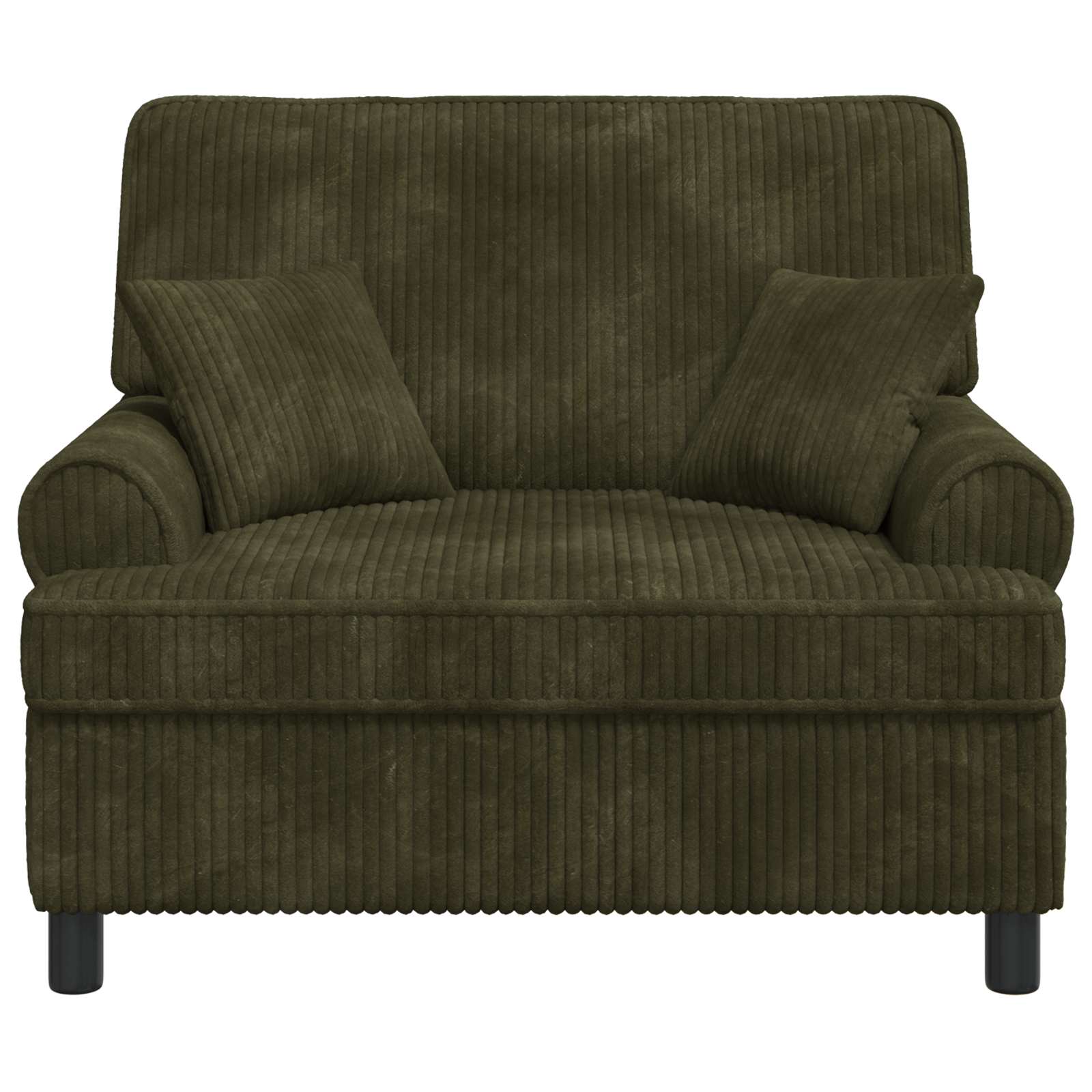 XXL fauteuil met kussens Groen 1,5 Lijnen Stof